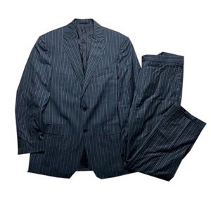 Versace pinstriped suit